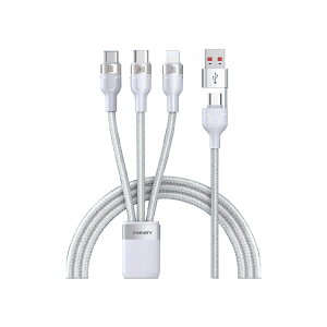 iPhone Type-C USB 2in3 P[u 1.2m Apple Abv }[dP[u 100W CgjOP[u TPE PDΉ [dR[h iphonese3 iphone14 iOS iPad ACtH [d ^CvC usbP[u | [d ^