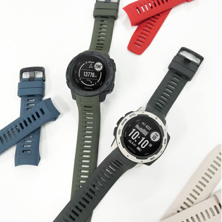 GARMIN(ガーミン) Instinct ベルト新品交換 初期化済(USED) - メルカリ