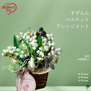 母の日 すずらん 造花アレンジ アートフラワー スズラン かわいい 送料無料 アレンジ 鈴蘭 インテリア シンプル コンパクト フェイクフラワー 造花 置物 上質 アレンジメント ギフト プレゼ