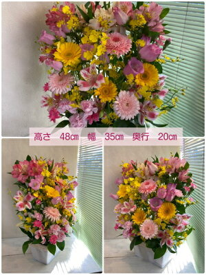 壁面スクエア−スタイル★生花アレンジメント【2020母の日】【送料無料】【ギフト】【沖縄・離島はお届けできません】