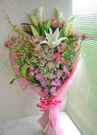 花束　ピンク系