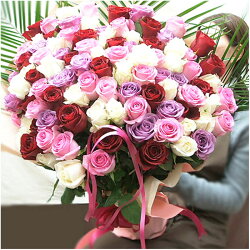 楽天市場 バラ 100本 バラ 花 花束 バラ108本 誕生日プレゼント女性 100本のバラ プロポーズの花 薔薇の花束 花束 バラ 花 卸販売サンモクスイ
