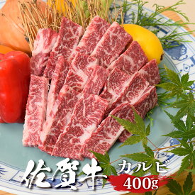 佐賀牛 焼肉用カルビ 400g 送料無料 ステーキ肉 熟成 黒毛和牛 和牛 国産 国産牛 ギフト 敬老 敬老の日 御祝 お祝い 内祝 お返し 御礼 プレゼント 贈答用 のし対応 高級 霜降り 牛肉 お肉 肉