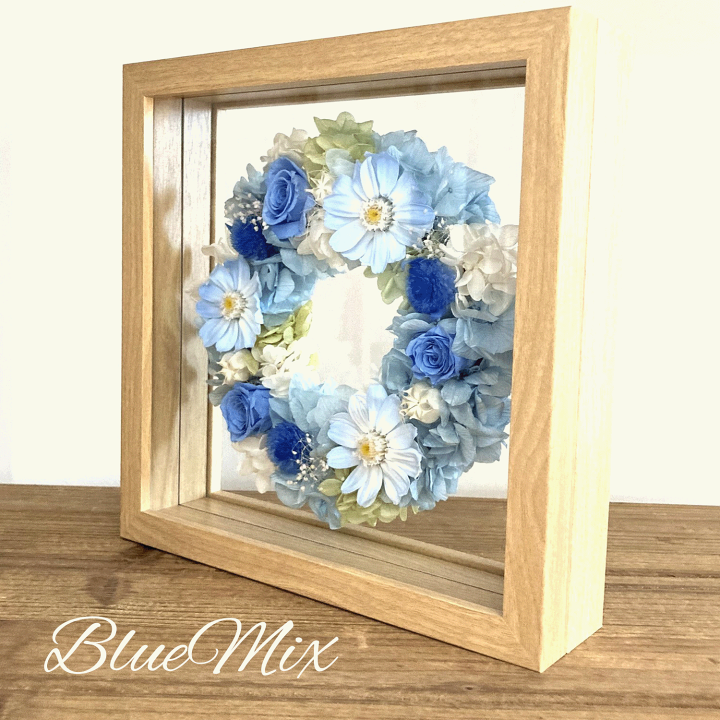 楽天市場】ギフト プリザーブドフラワー リース フレーム プレゼント