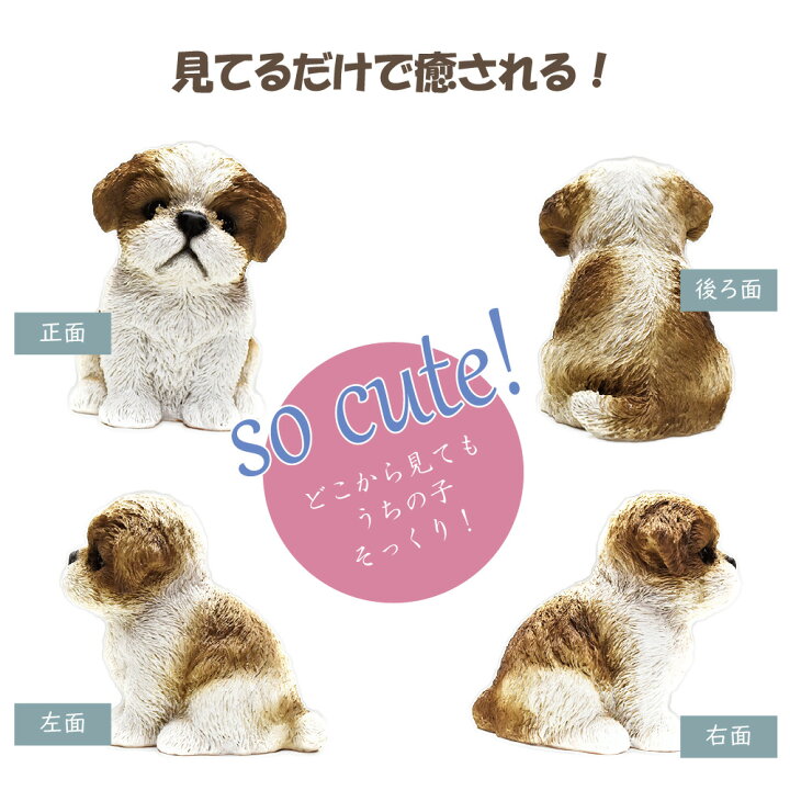 楽天市場 犬の置物 シーズー うちの子わんこ 可愛いわんこのオブジェ 置物 シーズーの置物 犬 お供え 愛犬 動物 レジン製 アニマル 犬の供養 犬の お墓 供養 記念 インテリア Makusaku Giftshop 楽天市場 犬の置物 シーズー うちの子わんこ 可愛いわんこのオブジェ 置物 シーズーの置物 犬 お供え 愛犬 動物 レジン製 アニマル 犬の供養 犬の お墓 供養 記念 インテリア Makusaku Giftshop