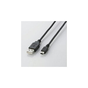 �G���R�� USB2.0�P�[�u��(mini-B�^�C�v) 1m �u���b�N U2C-M10BK