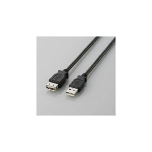 �G���R�� USB2.0�����P�[�u��(A-A�����^�C�v) 3m �u���b�N U2C-E30BK