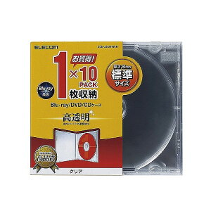 �G���R�� Blu-ray/DVD/CD�P�[�X(�W��/PS/1�����[) 10���� �N���A CCD-JSCN10CR