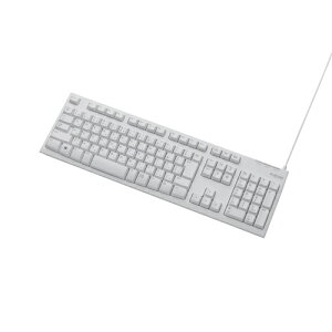 �G���R�� USB�ڑ� �X�^���_�[�h�L�[�{�[�h 1.6m �z���C�g TK-FCM062WH