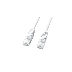 �T�����T�v���C �J�e�S��6�ɍ�LAN�P�[�u�� 5m �z���C�g LA-SL6-05W