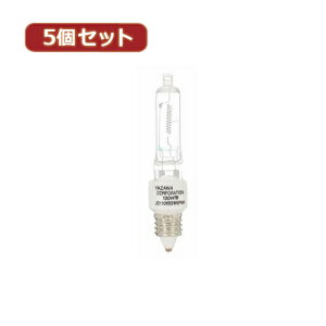 YAZAWA 5�Z�b�g�l�I�N�[���n���Q��75W�`2P JD110V65WNPM2PX5