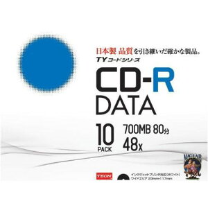 100���Z�b�g(10��X10��) HI DISC CD-R(�f�[�^�p)���i�� TYCR80YP10SCX10