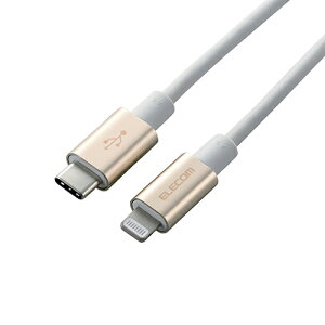 �G���R�� USB C-Lightning�P�[�u�� �����ϋv 1.0m �S�[���h MPA-CLPS10GD