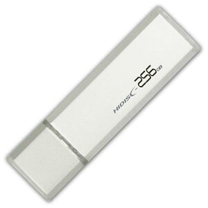 HIDISC USB 3.0 �t���b�V���h���C�u 256GB �V���o�[ �L���b�v�� HDUF114C256G3