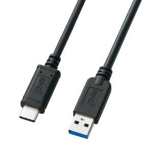�T�����T�v���C USB3.1 Gen2 Type C-A�P�[�u��(�u���b�N�E0.5m) KU31-CA05