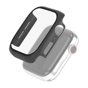 �G���R�� �A�b�v���E�H�b�` Apple Watch �P�[�X �t���J�o�[ SE 6 5 4 (40mm) �K���X �u���b�N AW-40CSPCGBK