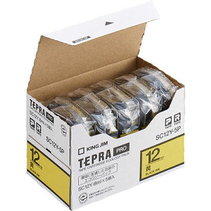�L���O�W�� �e�v��PRO�e�[�v�G�R�p�b�N 12mm �� 5�� SC12Y-5P
