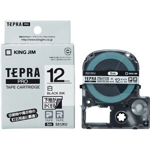 KING JIM �L���O�W�� �e�vPRO�e�[�v ���n���������郉�x�� 12mm ��/������ KJ-SS12KU