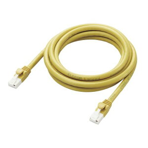 �G���R�� LAN�P�[�u�� CAT6A 2m ���� 10Gbps �X�g���[�g �ܐ܂�h�~ �C�G���[ LD-GPAT/YL2/RS