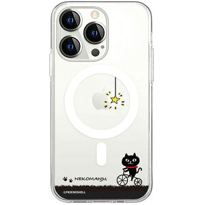 abbi FRIENDS �A�r�B�t�����Y �������C�Z���X�i �l�R�}���W���EMagSafe�Ή��N���A�P�[�X for iPhone 15 Pro �T�C�N�����O ABF25374i15PR