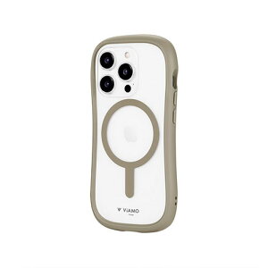 LEPLUS NEXT iPhone 15 Pro �����[�d�Ή��E�Ϗ��E�ϏՌ��n�C�u���b�h�P�[�X ViAMO charge �O���[�W�� LN-IP23VMCGG