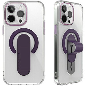momo stick �����X�e�B�b�N Mag Grip �����Y�K�[�h��̌^�N���A�P�[�X for iPhone 15 Pro Max �f�B�[�v �p�[�v�� MMS25326i15PM