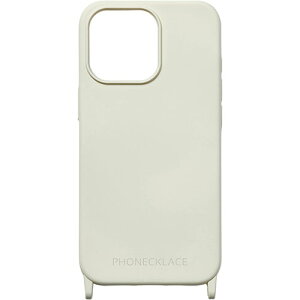 PHONECKLACE �t�H���l�b�N���X �X�g���b�v�z�[���t���V���R���P�[�X for iPhone 15 Pro Max �A�C�{���[ PN25608i15PM