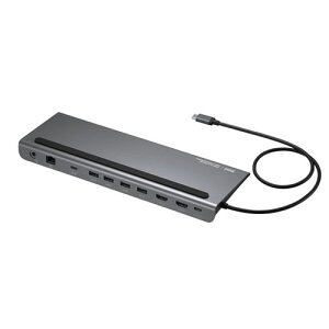 �T�����T�v���C USB Type-C�h�b�L���O�X�e�[�V����(4K�Ή��EHDMI×2��ʏo��) USB-CVDK14