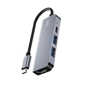 �y6�Z�b�g�z Lazos �ϊ��A�_�v�^ TypeC 4in1 �V���o�[ L-CHU4X6
