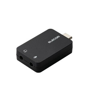 �y�\��̔�4��5�����ח\��z�G���R�� �I�[�f�B�I�ϊ��A�_�v�^�[(USB Type-C(TM)) �R�l�N�^��̌^ �u���b�N USB-CADC01BK