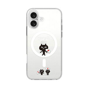 abbi FRIENDS �A�r�B�t�����Y �l�R�}���W���EMagSafe�Ή��N���A�P�[�X for iPhone 16 �n�� ABF27248i16