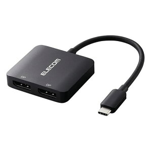 �G���R�� USB Type-C(TM) - DisplayPort(TM)�ϊ��A�_�v�^�[ 2�|�[�g �u���b�N AD-CDP2BK2