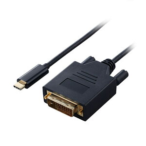 �G���R�� USB Type-C(TM) - DVI�ϊ��P�[�u�� 2m �u���b�N CAC-CDVI20BK2