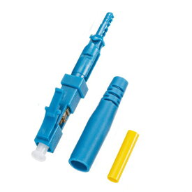 サンワサプライ 光ファイバファストLCコネクタ シングルモード 4セット入 HKB-AC-FLCSM