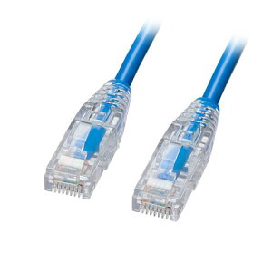 �T�����T�v���C �J�e�S��6A LAN�P�[�u�� �X���� ���炩 �c���܂�h�~�R�l�N�^ 5m �u���[ KB-SL6AYS-05BL