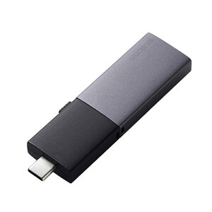 �y�\��̔�3��12�����ח\��z�G���R�� USB Type-C(TM)/USB-A�R�l�N�^�[�Ή��O�t���|�[�^�u��SSD ESD-EWC�V���[�Y 1TB �u���b�N ESD-EWC1000GBK