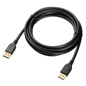 �T�����T�v���C DisplayPortver2.1�P�[�u��3m DP40 �u���b�N KC-DP4030