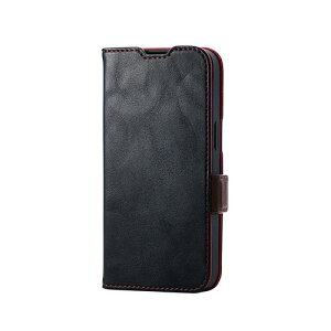 �G���R�� iPhone 16e �\�t�g���U�[�P�[�X ���Εt �ϏՌ� �X�e�b�` �u���b�N PM-A25SPLFYBK