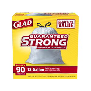 �y90������×4�Z�b�g�z �N�����b�N�X GLAD TALL KITCHEN DRAWSTRING �O���b�h �R�t���S�~�� 42.9L �j��ɂ����X�g���b�`���H IGL0004X4