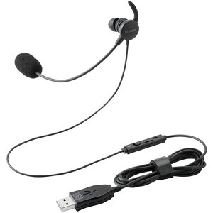 �G���R�� �Ў��J�i���^�L���w�b�h�Z�b�g �}�C�N�A�[���t�� USB-A �u���b�N HS-EP21MUBK