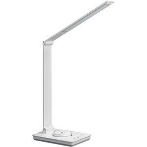 GENTOS ���~�T�X LED�f�X�N���C�g �L�͈͏Ǝ� �����F(Ra97)&�t���b�J�[���X 15W�������d�K�iQi2�Ή� �z���C�g DK-R116WH