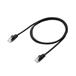 �y�\��̔�2��16�����ח\��z�G���R�� Cat6A LAN�P�[�u��(���ϋv) �������ʐM�ɍœK��10�M�K�r�b�g�C�[�T�l�b�g(10GBASE-T) 1m �u���b�N LD-GPAM/BK10