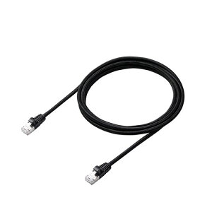 �G���R�� Cat8 LAN�P�[�u��(���ϋv) �������ʐM�ɍœK��10�M�K�r�b�g�C�[�T�l�b�g(10GBASE-T) 2m �u���b�N LD-OCM/BK20