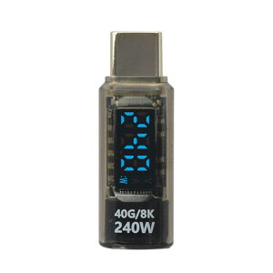 ���{�g���X�g�e�N�m���W�[ USB4�Ή� TYPE-C �d�̓f�B�X�v���C240W �X�P���g���u���b�N TCTC-DSP240-SBK