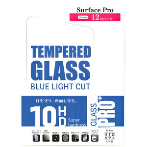 �G�c�~ �t���ی�K���X Surface Pro 12inch�Ή� (2025�N���f��) GLASS �u���[���C�g�J�b�g VV-40613