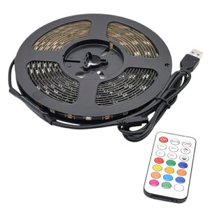 ���{�g���X�g�e�N�m���W�[ USB�e�[�vLED 5m �������̃C���~�l�[�V���� RGB �����R���t�� TPLED5M-RGBB-R