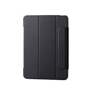 �y�\��̔�6��16�����ח\��z�G���R�� 11�C���`iPad Air(M3/M2) �t���b�v�P�[�X ���^�y�� �J���[�G�b�W �w�ʃN���A �u���b�N TB-A25MWVFCBK