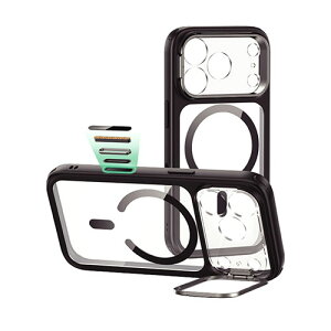 ESR Classic �X�^���h�t���n�C�u���b�h�P�[�X for iPhone 17 Pro �N���A�u���b�N ES27898i17PR