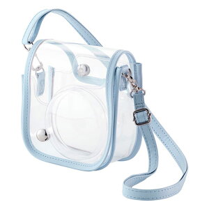 �G���R�� instax mini 12�p(�`�F�L) �J�����P�[�X �N���A �u���[ IC-CCM12BU