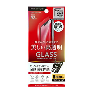 PGA iPhone 16e/14/13/13Pro���p �t���S��ʕی�K���X Dragontrail ������ PG-25KGL01CL